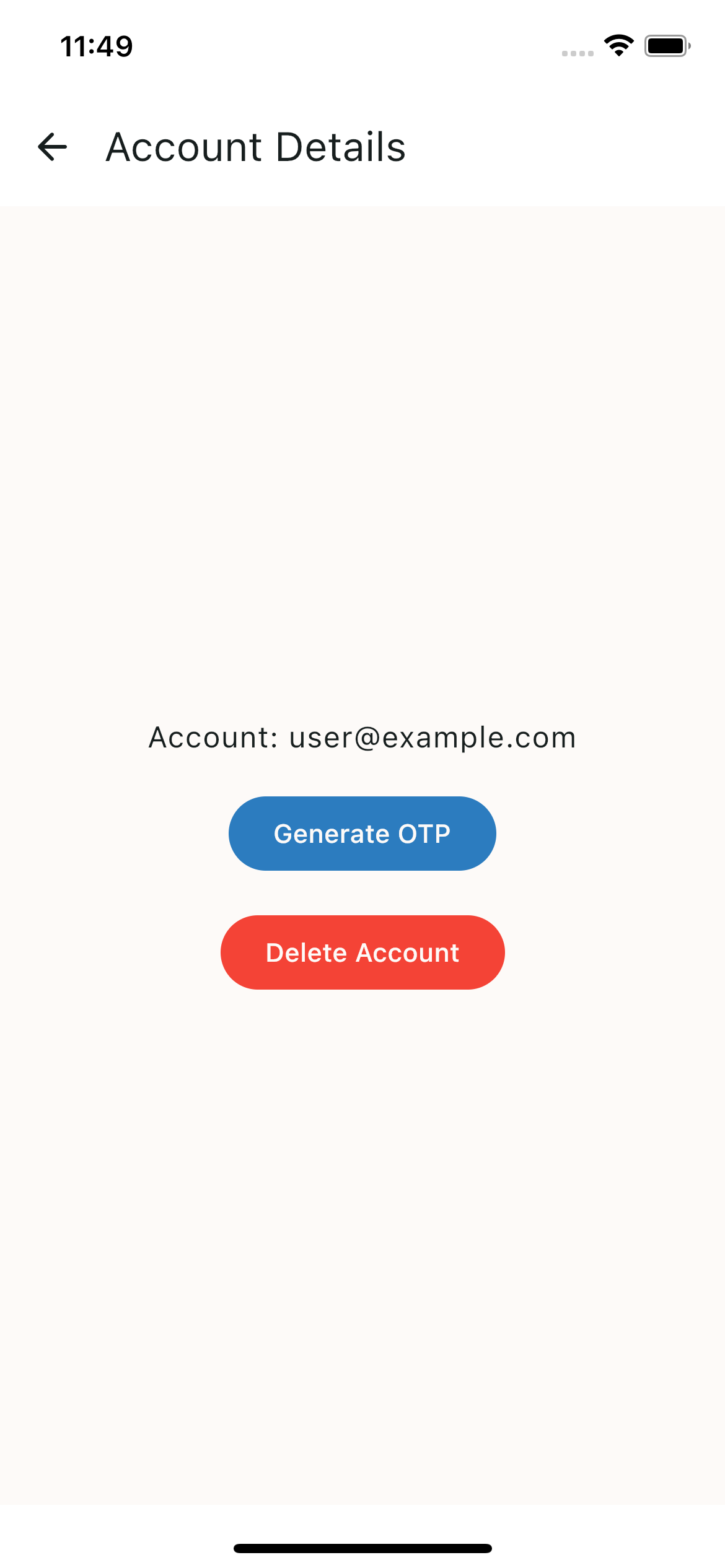 Account Detail